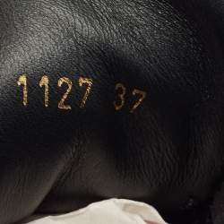 مملوكة مسبقًا حذاء رياضي لوي فيتون "رن أواي" بنمط دانتيل بني/أسود في قماش المونوغرام وسويدي مقاس 36