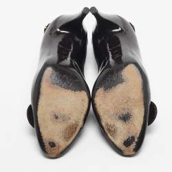 Pre Owned Louis Vuitton Burgundy Patent Leather Sloane Pumps Size 39