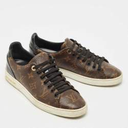 Pre Owned Louis Vuitton Monogram Canvas Frontrow Sneakers Size 37.5