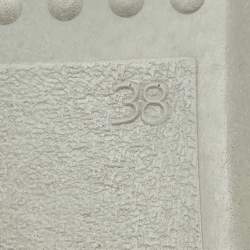 Pre Owned Louis Vuitton Black Knit Fabric and Monogram Canvas Aftergame Sneakers Size 38