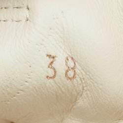 Pre Owned Louis Vuitton Red Patent Leather and Suede Run Away Lace Up Sneakers Size 38