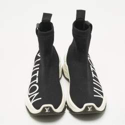 Pre Owned حذاء رياضي لوي فيتون ران55  قماش تريكو اسود مقاس 38.5