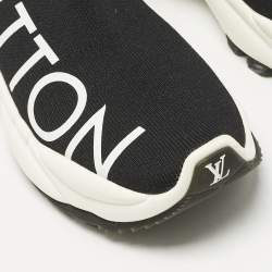 Pre Owned حذاء رياضي لوي فيتون ران55  قماش تريكو اسود مقاس 38.5