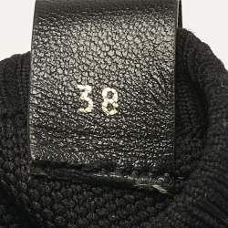 Pre Owned حذاء رياضي لوي فيتون ران55  قماش تريكو اسود مقاس 38.5