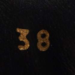 Pre Owned Louis Vuitton Brown/Black Monogram Canvas and Suede Run Away Sneakers Size 38