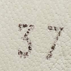 Pre Owned Louis Vuitton White Mesh, Leather and Coated Canvas Archlight Sneakers Size 37