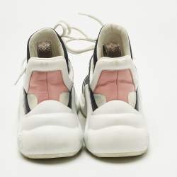 Pre Owned Louis Vuitton Multicolor Leather and Mesh Archlight Lace Up Sneakers Size 37.5