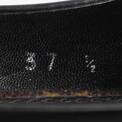 Pre Owned Louis Vuitton Black Leather Pumps Size 37.5