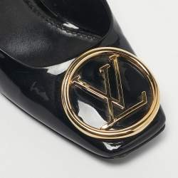 Pre Owned Louis Vuitton Black Patent Leather Madeleine Pumps Size 39