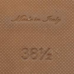 مملوكة مسبقًا Louis Vuitton Light Beige Jacquard Espadrille Flats Size 38.5