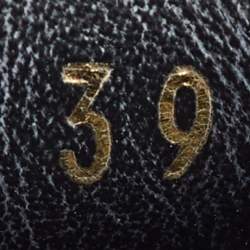 مملوكة مسبقًا Louis Vuitton Black Leather Stellar Low Top Sneakers Size 39