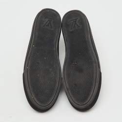 مملوكة مسبقًا Louis Vuitton Black Leather Stellar Low Top Sneakers Size 39
