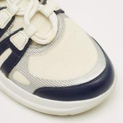 Pre Owned Louis Vuitton Multicolor Leather and Mesh Archlight Lace Up Sneakers Size 37.5