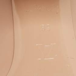 Pre Owned Louis Vuitton Beige Leather Madeleine Pumps Size 39