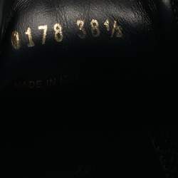 مملوكة مسبقًا Louis Vuitton Run Away Size 38.5 Black Monogram Canvas, Fabric and Suede Sneakers