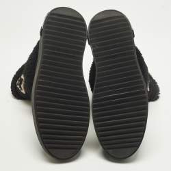 مملوكة مسبقًا Louis Vuitton Snowdrop Size 39 Black Suede Snow Boots