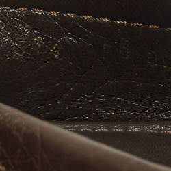 مملوكة مسبقًا حذاء لوفرز أوكسفورد لوي فيتون جلد بني داكن مقاس 37.5