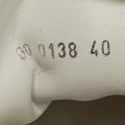 Pre Owned Louis Vuitton Archlight Size 40 White/Brown Leather and Mesh Low Top Sneakers