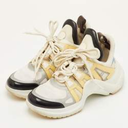 Pre Owned حذاء رياضي لوي فيتون ارشلايت نايلون وقماش وجلد متعدد الألوان مقاس 37