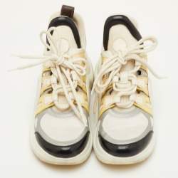 Pre Owned حذاء رياضي لوي فيتون ارشلايت نايلون وقماش وجلد متعدد الألوان مقاس 37