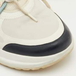 Pre Owned Louis Vuitton Archlight Size 40 Multicolor Fabric and Leather Lace Up Sneakers