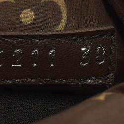 مملوكة مسبقًا حذاء بوت كاحل لوي فيتون مريح وسادة نايلون أسود نقش مونوجرام مقاس 38