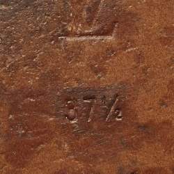 Pre Owned صندل فلات فرو منك بني لويس فيتون لوك إت مقاس 37.5