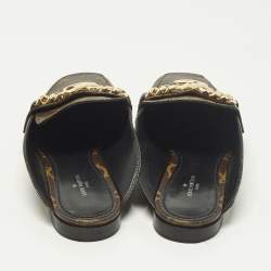 Pre Owned Louis Vuitton Upper Case Size 39 Monogram Canvas Flat Mules