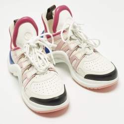 مملوكة مسبقًا Louis Vuitton LV Archlight Size 38.5 Multicolor Leather and Suede Low Top Sneakers