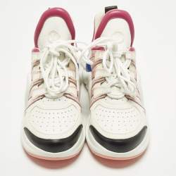 مملوكة مسبقًا Louis Vuitton LV Archlight Size 38.5 Multicolor Leather and Suede Low Top Sneakers