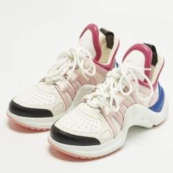 مملوكة مسبقًا Louis Vuitton LV Archlight Size 38.5 Multicolor Leather and Suede Low Top Sneakers
