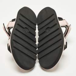 Pre Owned Louis Vuitton Pool Pillow Size 37 Pink Leather Flat Sandals