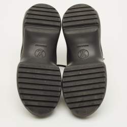 مملوكة مسبقًا حذاء رياضي لوي فيتون "ارشليت" جلد أسود وكانفاس مونوغرامي مقاس 36