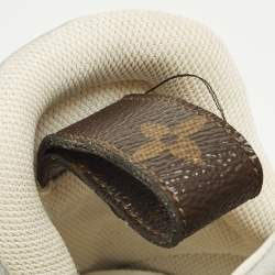 مملوكة مسبقًا حذاء رياضي لوي فيتون أرش لايت  LV شبك وجلد أبيض / ذهبي مقاس 38.5