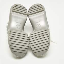 مملوكة مسبقًا حذاء رياضي لوي فيتون أرش لايت  LV شبك وجلد أبيض / ذهبي مقاس 38.5