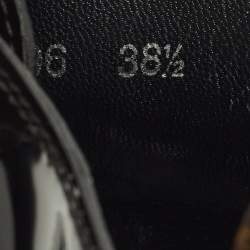 مملوكة مسبقًا صندل مسطح لويس فويتون بهايا برازيل كانفاس مونوغرام وبراءات جلدية أسود/بني مقاس 38.5