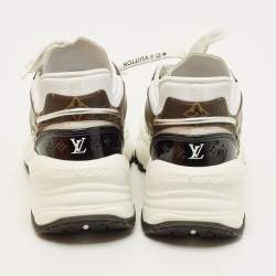 Pre Owned حذاء رياضي لوي فيتون شبكة متعددة الألوان وقماش مونوغرام حجم 36.5