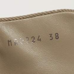 مملوكة مسبقًا صندل فلات لويس فويتون قماش منوغرام رمادي بيلوو بول مقاس 38