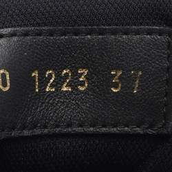 Pre Owned Louis Vuitton Run Away Size 37 Black/Brown Leather and Mesh Low Top Sneakers