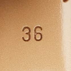 Pre Owned صندل بحزام للكاحل لوي فيتون جلد أبيض موديل لوك إت مقاس 36