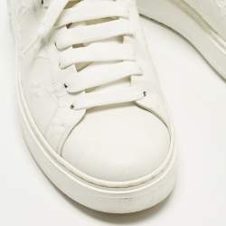 مملوكة مسبقًا Louis Vuitton Time Out Size 39 White/Brown Monogram Canvas and Leather Low Top Sneakers
