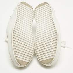 مملوكة مسبقًا Louis Vuitton Time Out Size 39 White/Brown Monogram Canvas and Leather Low Top Sneakers