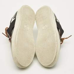 مملوكة مسبقًا Louis Vuitton LV Trainer Size 37 Tricolor Monogram Canvas and Leather Low Top Sneakers