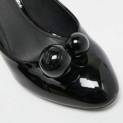 Pre Owned Louis Vuitton Size 40 Black Patent Leather Betty Pumps 