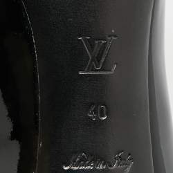 Pre Owned Louis Vuitton Size 40 Black Patent Leather Betty Pumps 