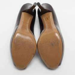 مملوكة مسبقًا حذاء كعب عالي لوي فيتون أوه ريلي! جلد أحمر لامع مقاس 36.5