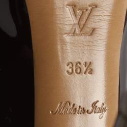 مملوكة مسبقًا حذاء كعب عالي لوي فيتون أوه ريلي! جلد أحمر لامع مقاس 36.5