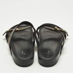 Pre Owned صندل فلات لويس فيتون بوم ديا قماش مونوغرام مقاس 41