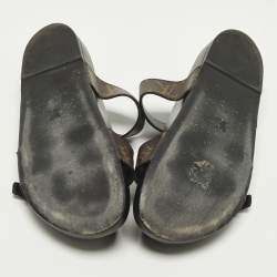 Pre Owned صندل فلات لويس فيتون بوم ديا قماش مون وغرام مقاس 41