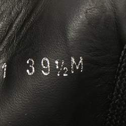 Pre Owned حذاء بوت قتالي لوي فيتون موديل وندرلاند رينجر قماش مونوغرام وجلد بني/أسود مقاس 39.5